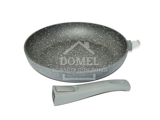 Сковорода для жарки ROCK STONE 28x5,4 см со съемной ручкой (алюминий с антипригарным покрытием)