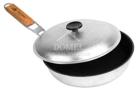 Сковорода походная с антипригарным покрытием с ручкой БЛС26, 4820149873534