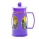 Заварочный чайник с поршнем MOKKA 600 мл, цвет лиловый (стеклянная колба)