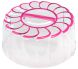 Контейнер для торту, 28 см, Для торта, Харчовий пластик, Пластик, 28 см, Кругла