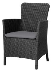 Кресло Miami DC серый, темно-серый, 8711245120652