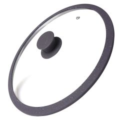 Кришка Fissman Arcades 28 см темно-сіра 9920