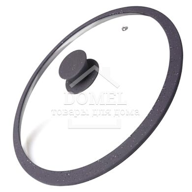 Кришка Fissman Arcades 28 см темно-сіра 9920