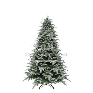 Елка искусственная Hallarin зеленая с эффектом покрытия инеем, 1,85 м, Triumph Tree &reg;, Ёлка, Зеленый, белый, Иней, 150 - 200 см