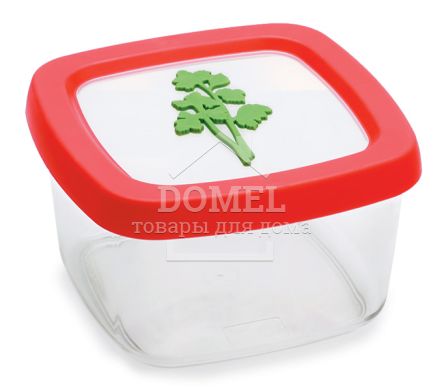 Контейнер для хранения, 0,5 л, 500 мл, Контейнер для хранения, Пищевой пластик, Пластик, Квадратная