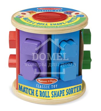 MD19041 Match & Roll Shape Sorter (Деревянный сортер-каталка)