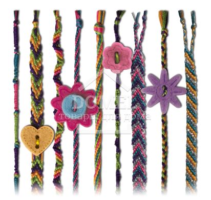 MD5062 Friendship Bracelets (Набір для творчості (Браслети-фенички "Дружба")), Для дівчаток, Від 8 років, Прикраси