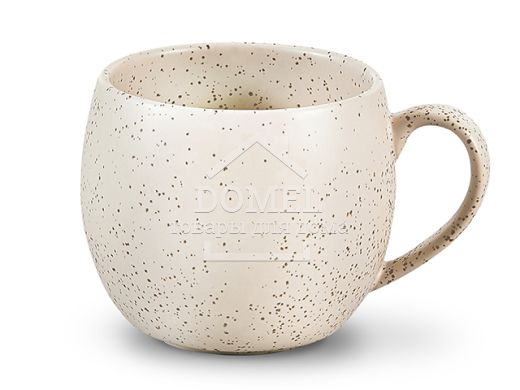 Кухоль 320 мл, колір БІЛИЙ ПІСОК (кераміка)