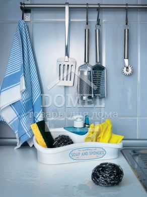 Кухонний аксесуар з ємністю для зберігання та рідкого мила