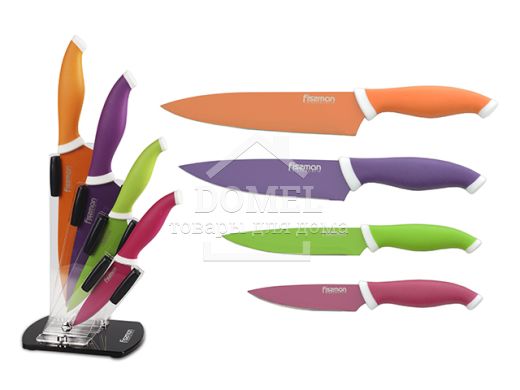 Набор ножей 5 пр. SAMBUCA на акриловой подставке (нержавеющая сталь)