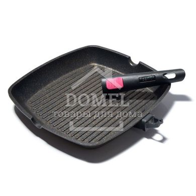 Сковорода-гриль без крышки Fissman Rebusto 24 см 4230