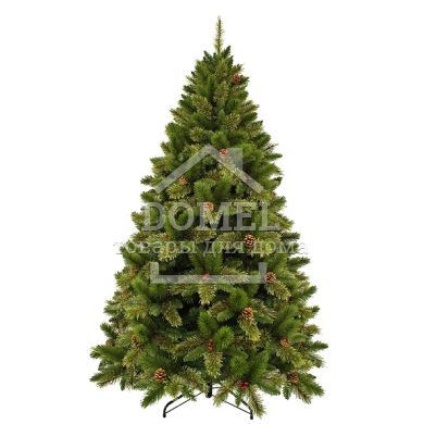 Елка искусственная Dewberry зеленая с декоративными шишками и ягодами ежевики, 2,15 м, Triumph Tree Edelman, Ёлка, Зеленый, Шишки и ягоды, 200 - 300 см