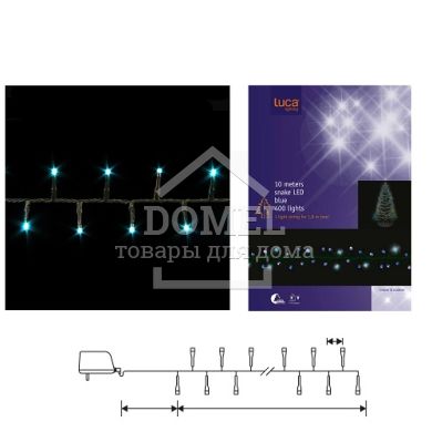 Гірлянда блакитна "Luca", 13,4 м