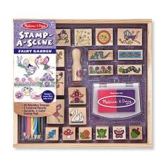 MD12424 Stamp-a-Scene - Fairy Garden (Набор штампов "Феи")