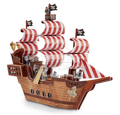 MD9045 Pirate Ship 3D Puzzle (3D пазлы "Пиратский корабль")