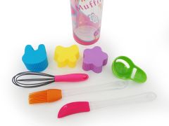 Набір приладдя для випічки міні-кексів 7 предметів (силікон), ціна за 1 набір