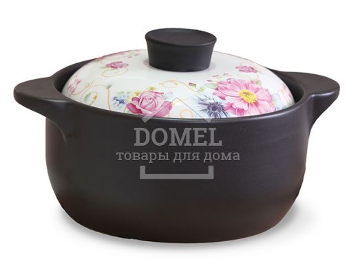 Каструля DEL FUOCO 22x11 см / 2,5 л з кришкою, колір FIJI (жароміцна кераміка)