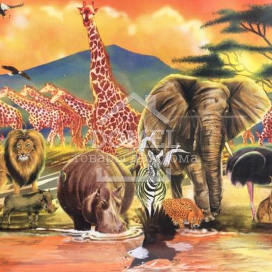 MD12873 Safari Floor Puzzle Floor (100 pc) ("Сафари" - напольный пазл, 100 эл.)