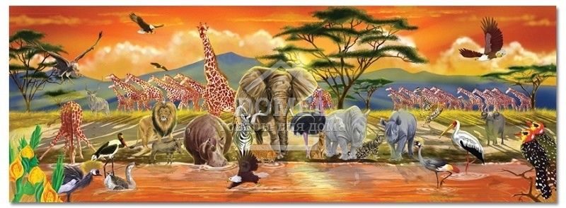 MD12873 Safari Floor Puzzle Floor (100 pc) ("Сафари" - напольный пазл, 100 эл.)