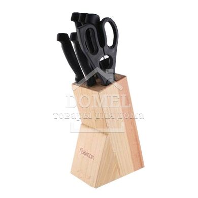 Набор ножей 7 пр. CENTRUM на деревянной подставке (нержавеющая сталь)