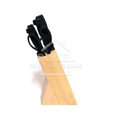 Набор ножей 7 пр. CENTRUM на деревянной подставке (нержавеющая сталь)