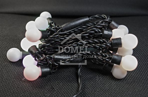 Гирлянда для искусственных деревьев, мультицветная, 4,9 м