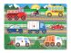 MD19051 Wooden Peg Puzzle - Vehicles (Пазл "Угадай машинку" NEW)
