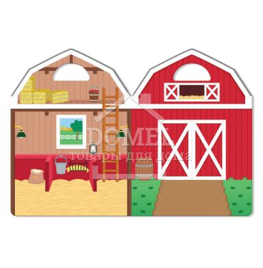 MD19408 On the Farm (Об'ємні багаторазові наклейки "Ферма"), Для дівчаток, Для хлопчиків, Від 4 років, Багаторазові
