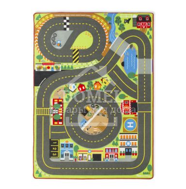 MD5191 Jumbo Roadway Activity Rug (Игровой коврик "Трасса"), Для мальчиков, От 3 лет, Игровой коврик
