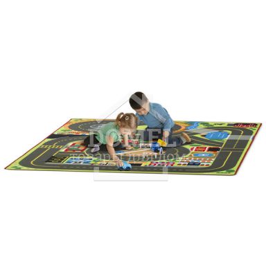 MD5191 Jumbo Roadway Activity Rug (Игровой коврик "Трасса"), Для мальчиков, От 3 лет, Игровой коврик