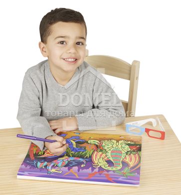 MD9964 3D Coloring Book - Boy (3D раскраска по точкам для мальчиков)