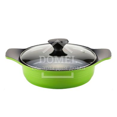 Низкая кастрюля ASSORTI 24 см / 2,5 л со стеклянной крышкой