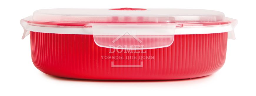 Пластиковий контейнер для приготування їжі на пару, 2 л, 2 л, Контейнер для зберігання, Харчовий пластик, Пластик, Кругла