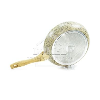 Сковорода для жарки CREMA NOVA 26x5,2см с индукционным дном (алюминий с каменным антипригарным покрытием)