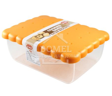 Контейнер для печива, 2,7 л 03806, 2,7 л, Контейнер для зберігання, Харчовий пластик, Пластик, Прямокутна