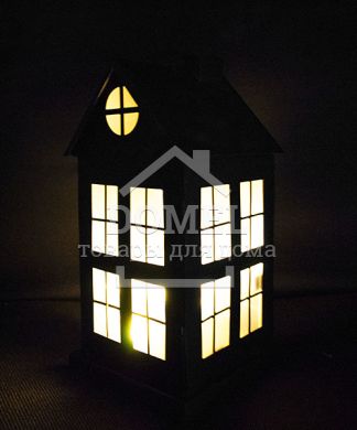 Прикраса декоративна металева "Будинок", чорний