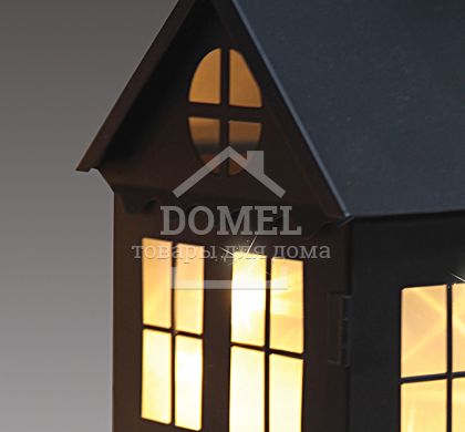 Прикраса декоративна металева "Будинок", чорний