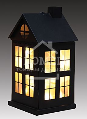 Прикраса декоративна металева "Будинок", чорний