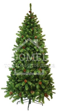 Ялинка' 1,55 м EMPRESS с шишками, зелен, Ялинка, Зелений, Шишки, 150 - 200 см