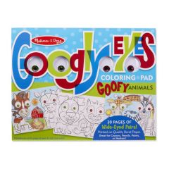 D15165 Goofy Animals - Googly Eyes Coloring Pad (Розмальовка з очима "Тварини")