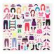 MD19412 Day of Glamour (Об'ємні багаторазові наклейки "Гламур"), Для дівчаток, Від 4 років, Багаторазові