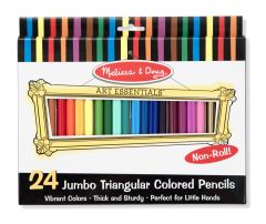 MD4124 Кольорові олівці (24 кольори), Від 3 років, Олівці