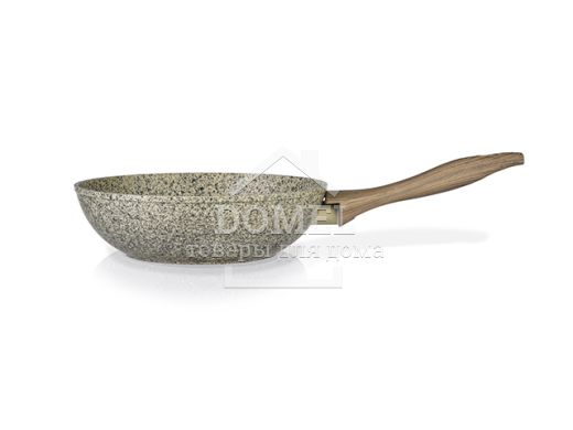 Сковородка WOK для жарки CREMA NOVA 24x7см с индукционным дном (алюминий с антипригарным покрытием)