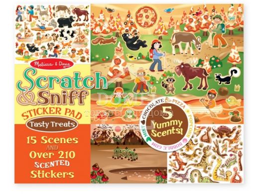 MD12199 Tasty Treats (Набор ароматических наклеек "Еда"), От 4 лет, Ароматические наклейки