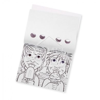 MD15169 Goofy Faces - Googly Eyes Coloring Pad (Розмальовка з очима "Лица")