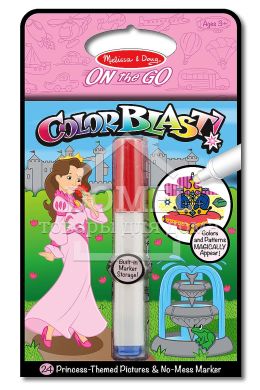 MD5356 Colorblast Book (Волшебная раскраска "Принцессы"), Для девочек, От 3 лет, Раскраски