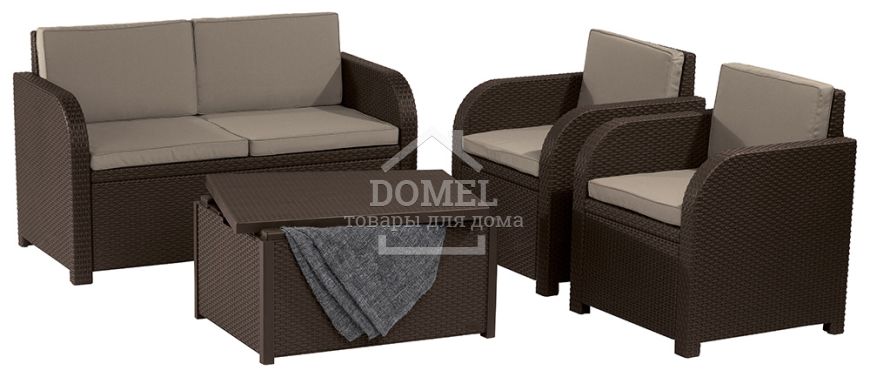 Набор мебели Modena set коричневый, 8711245142005