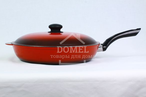 Сковорода 300 мм з одним литим вушком та пласт-ручкою склоемаль ЕС30урк, 4820149871929