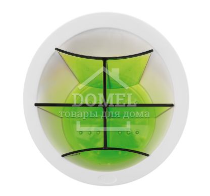 Сушарка для столових приборів, дизайн білий з салатовим