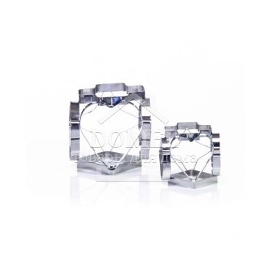 Набір з двох комбінованих формочок 6-в-1 для вирізання печива (нерж. сталь)